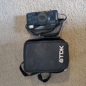 Canon Sure Shot Zoom-S 35mm Film Camera Bundle